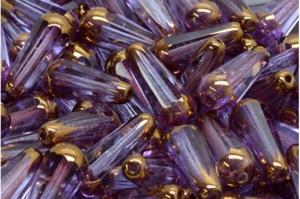 Firepolished Drop Beads 20x9mm - Image 1