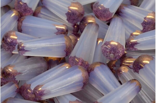 Firepolished Drop Beads 20x9mm - Image 1