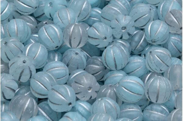 Melon Beads 8x8mm - Image 1
