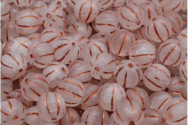 Melon Beads 8x8mm - Image 1