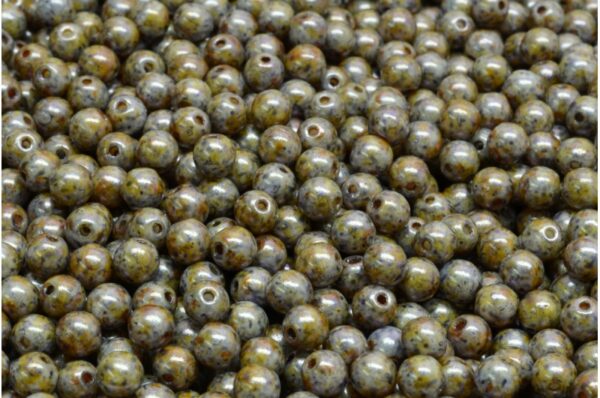 Round Druck Beads 4mm - Imagen 1
