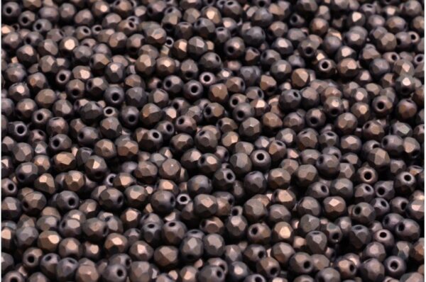 Firepolished Round Beads 3mm - Imagen 1