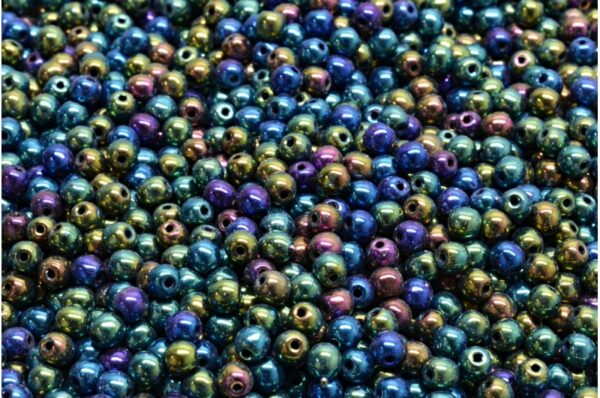 Round Druck Beads 3mm - Imagen 1