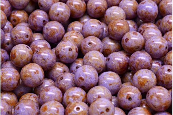 Round Druck Beads 8mm - Imagen 1