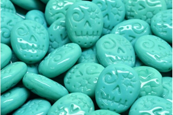 Woodoo Funny Face Beads 16x13mm - Imagen 1