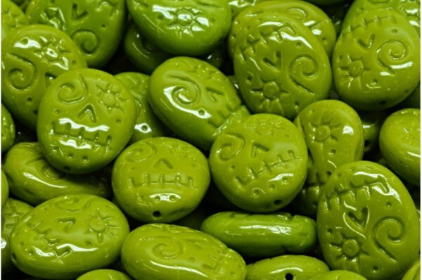 Woodoo Funny Face Beads 16x13mm - Imagen 1