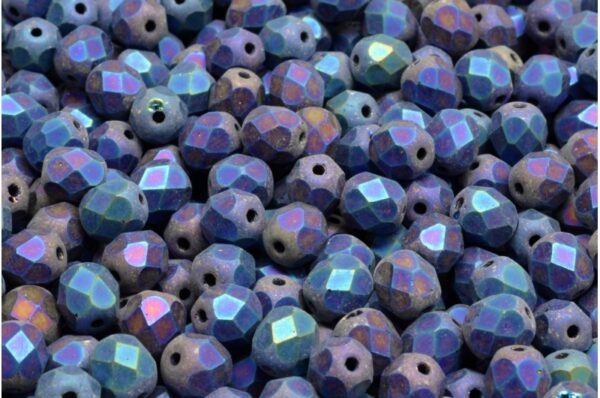 Firepolished Round Beads 6mm - Imagen 1