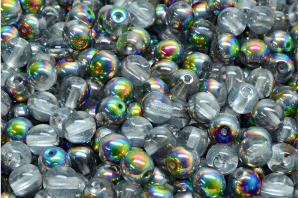 Round Druck Beads 6mm - Image 1