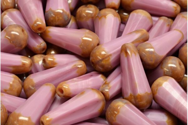 Firepolished Drop Beads 20x9mm - Image 1