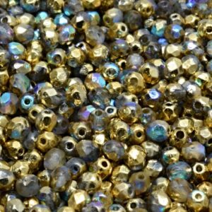 Firepolished Beads 4mm