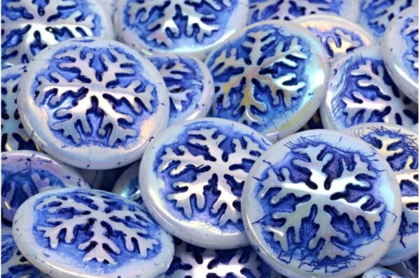 Snowflake Cabochon 21x21mm - Imagen 1