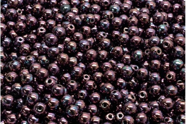 Round Druck Beads 4mm - Imagen 1