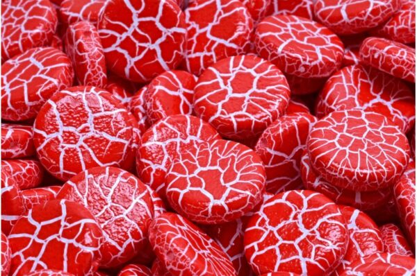 2 Hole Coin Beads 14mm - Imagen 1