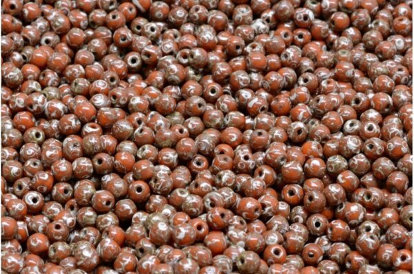 Round Druck Beads 3mm - Imagen 1
