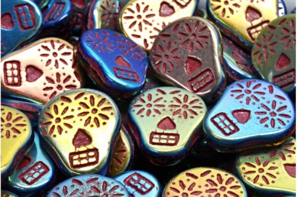 Sugar Skull Beads 20x16mm - Imagen 1
