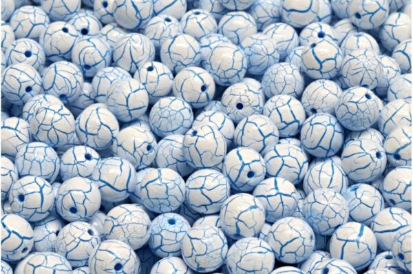 Round Druck Beads 6mm - Image 1