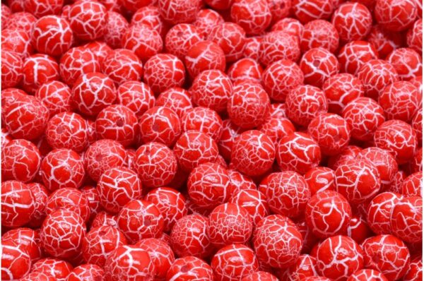 Round Druck Beads 6mm - Imagen 1