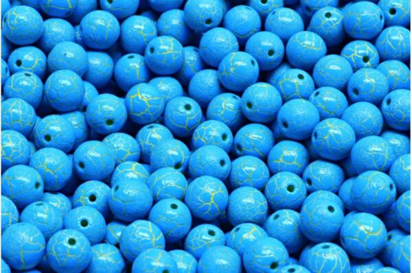 Round Druck Beads 6mm - Image 1