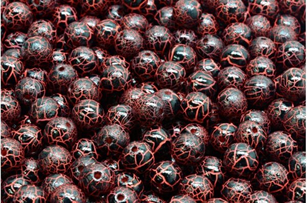 Round Druck Beads 6mm - Imagen 1