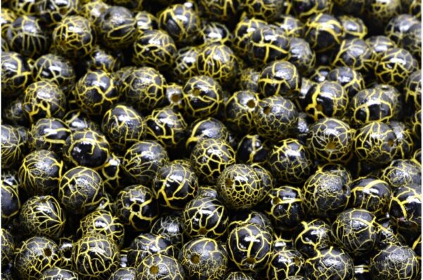 Round Druck Beads 6mm - Image 1