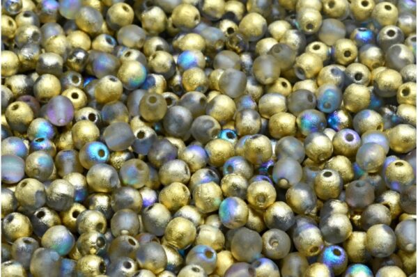 Round Druck Beads 4mm - Imagen 1