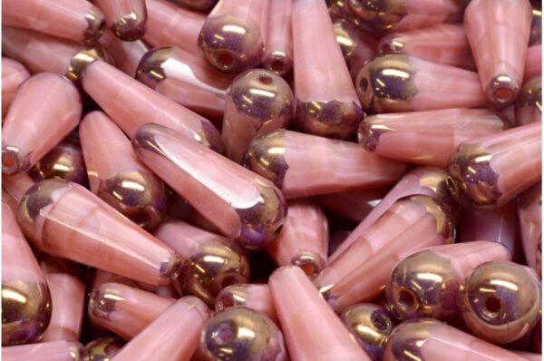 Firepolished Drop Beads 20x9mm - Image 1