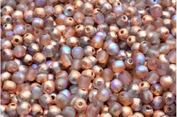 Round Druck Beads 4mm - Imagen 1