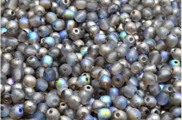 Round Druck Beads 4mm - Imagen 1