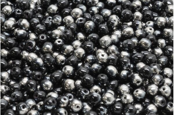 Round Druck Beads 4mm - Image 1