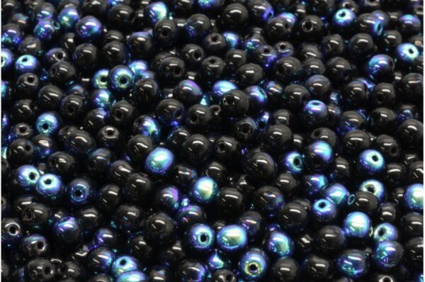 Round Druck Beads 4mm - Image 1