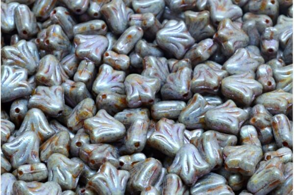 Lily Flower Beads 9x9mm - Imagen 1