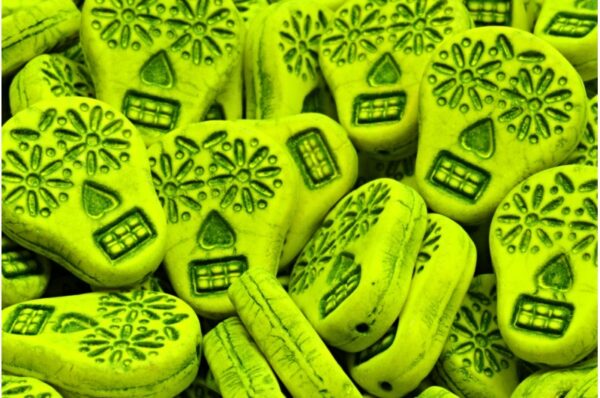 Sugar Skull Beads 20x16mm - Imagen 1