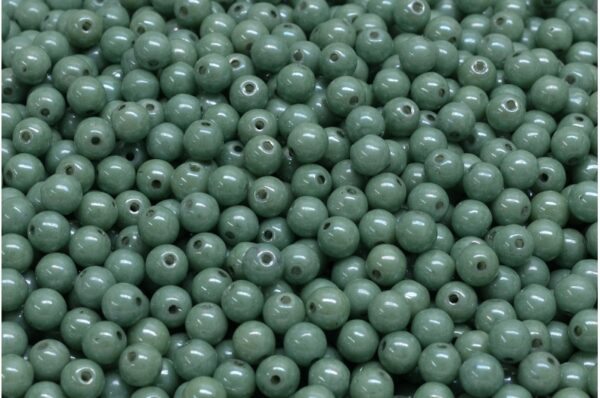 Round Druck Beads 4mm - Image 1
