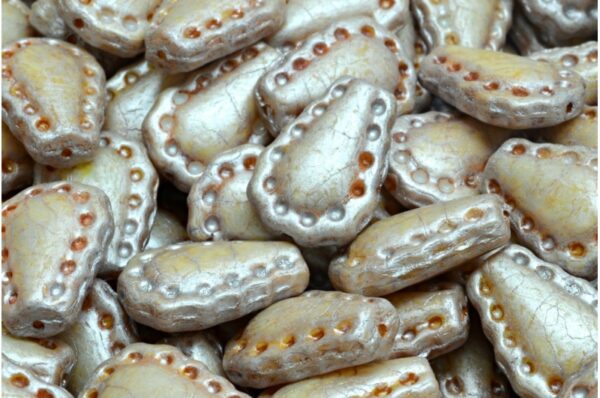 Lacy Tear Drop  Beads 17x12mm - Image 1