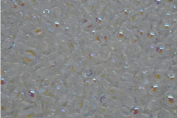 Round Druck Beads 4mm - Image 1