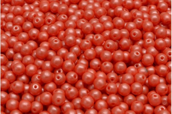 Round Druck Beads 4mm - Image 1