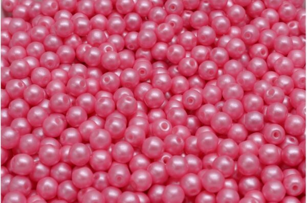 Round Druck Beads 4mm - Image 1
