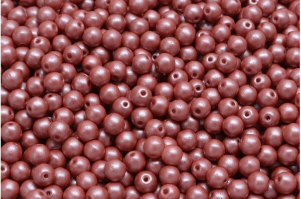 Round Druck Beads 4mm - Image 1