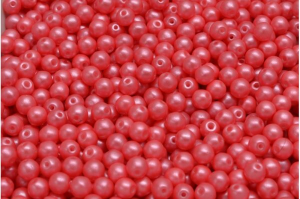 Round Druck Beads 4mm - Image 1