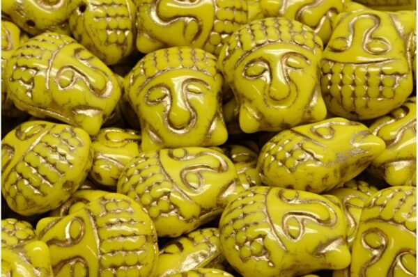 Buddha Head Beads 15x14mm - Imagen 1
