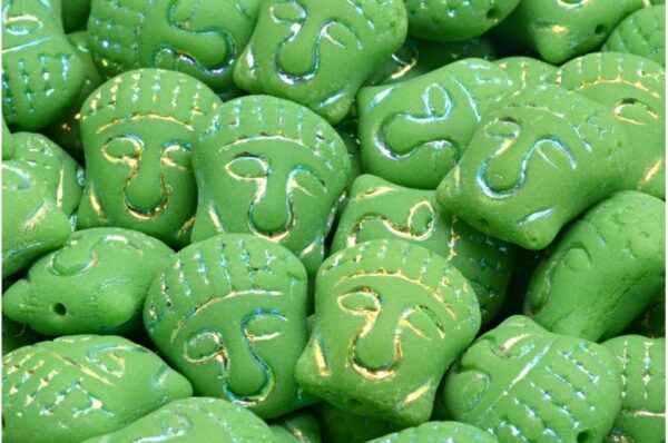 Buddha Head Beads 15x14mm - Imagen 1