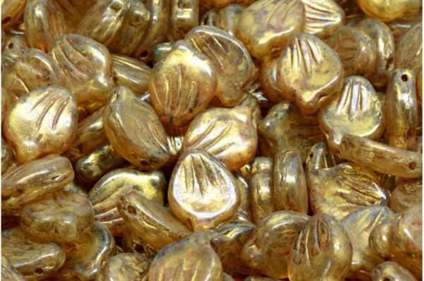 Peony Petal Beads 9x12mm - Image 1
