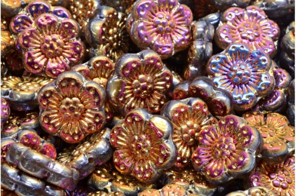 Boho Flower Beads 14x14mm - Imagen 1