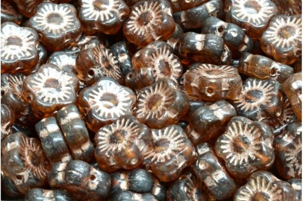 Sunset Flower Beads 10x10mm - Imagen 1