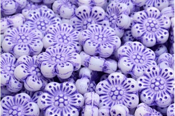 Boho Flower Beads 14x14mm - Image 1