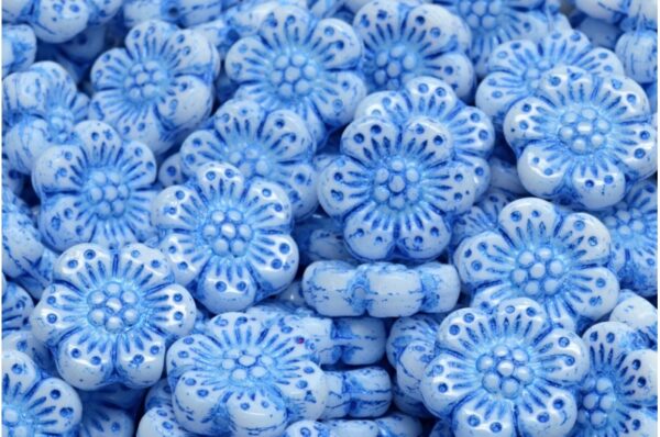 Boho Flower Beads 14x14mm - Imagen 1