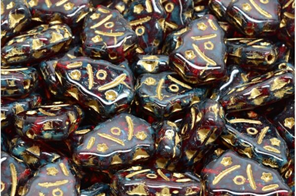 Christmas Tree Beads 17x12mm - Imagen 1