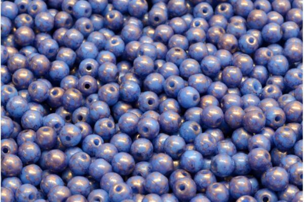 Round Druck Beads 4mm - Imagen 1