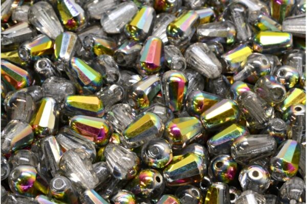 Firepolished Drop Beads 8x6mm - Image 1