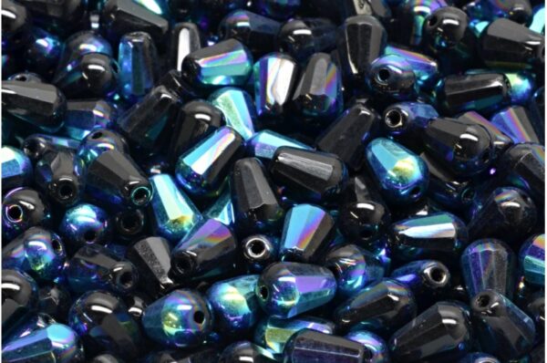 Firepolished Drop Beads 8x6mm - Image 1
